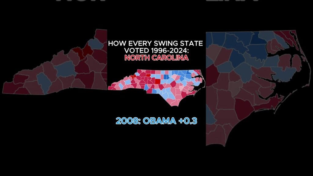 👀 Watch North Carolina Turn Red